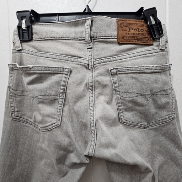 Womens Polo Ralph Lauren Tompkins Skinny Gray Jeans Size 26 - Picture 4 of 12
